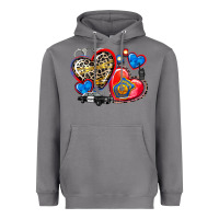 Storm western leopard  police   hearts Heavyweight Hoodie - AdoDesignShop