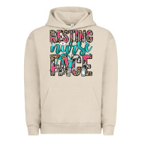 Resting Nurse Face Urban Hoodie | Teevron