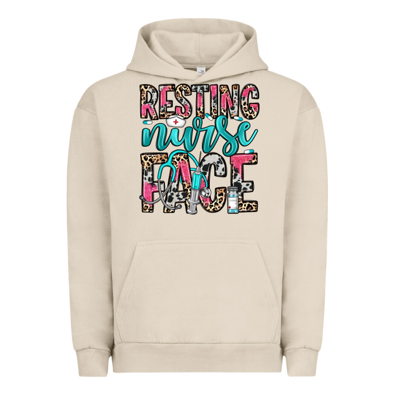 Resting Nurse Face Urban Hoodie by NancyCooperArtShop | Teevron