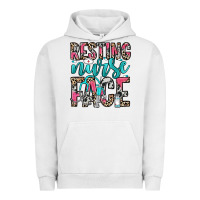 Pigment Lunar Rock resting nurse face Urban Hoodie - NancyCooperArtShop