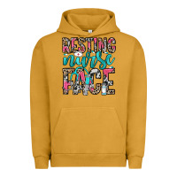 Pigment Peanut Butter resting nurse face Urban Hoodie - NancyCooperArtShop