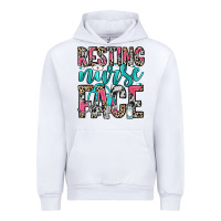 White resting nurse face Urban Hoodie - NancyCooperArtShop