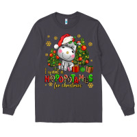Smoke i want a hippopotamus for christmas Long Sleeve Tee - AdoDesignShop