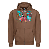 Chestnut doctor life Zipper Hoodie - Zillion Design Studio