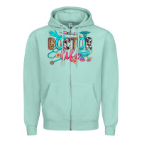 Seafoam doctor life Zipper Hoodie - Zillion Design Studio