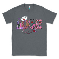 Charcoal Heather valentine's day nurse love Classic Tee - RanaPortraitStore