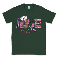 Sports Green valentine's day nurse love Classic Tee - RanaPortraitStore