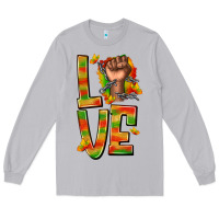 Moon Dust love juneteenth with fist Long Sleeve Tee - texasbilliewilder