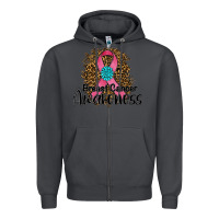 Smoke breast cancer awareness Zipper Hoodie - RanaPortraitStore