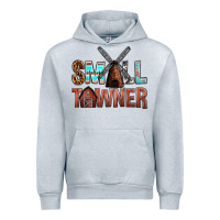 Heather Grey small towner Urban Hoodie - NancyCooperArtShop
