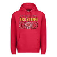 Cardinal i’m just out here trusting god Premium Hoodie - MaliasSmallBusiness