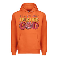 Carrot i’m just out here trusting god Premium Hoodie - MaliasSmallBusiness