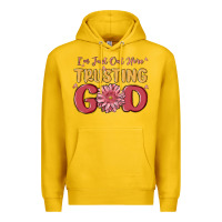 Lemon i’m just out here trusting god Premium Hoodie - MaliasSmallBusiness