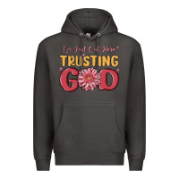 Smoke i’m just out here trusting god Premium Hoodie - MaliasSmallBusiness
