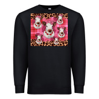 Black calf valentines tumbler Premium Sweatshirt - JahusDesignShop