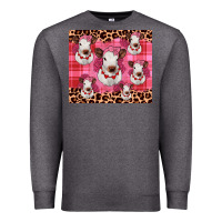 Charcoal Heather calf valentines tumbler Premium Sweatshirt - JahusDesignShop