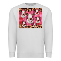 Dove Grey calf valentines tumbler Premium Sweatshirt - JahusDesignShop