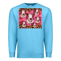 Ocean Blue calf valentines tumbler Premium Sweatshirt - JahusDesignShop