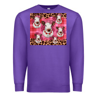 Purple calf valentines tumbler Premium Sweatshirt - JahusDesignShop