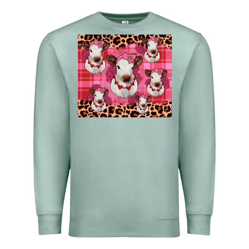 Calf Valentines Tumbler Premium Sweatshirt by JahusDesignShop | Teevron