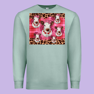Calf Valentines Tumbler Premium Sweatshirt Designed By Jahusdesignshop