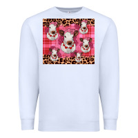 White calf valentines tumbler Premium Sweatshirt - JahusDesignShop