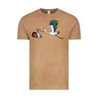 Vintage Camel stork with black baby boy Vintage Tee - BarkalooDesign