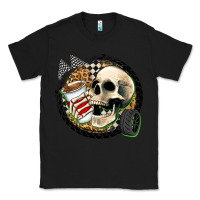 Black race skull Classic Tee - Zillion Design Studio