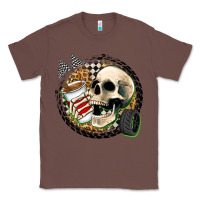 Chestnut race skull Classic Tee - Zillion Design Studio