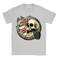 Moon Dust race skull Classic Tee - Zillion Design Studio