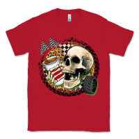 Red race skull Classic Tee - Zillion Design Studio