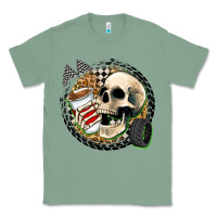 Sage race skull Classic Tee - Zillion Design Studio