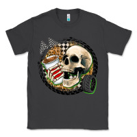 Smoke race skull Classic Tee - Zillion Design Studio