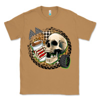 Toasted Coconut race skull Classic Tee - Zillion Design Studio