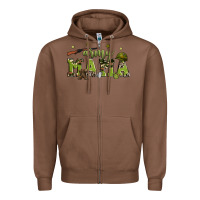 Chestnut army mama Zipper Hoodie - Zillion Design Studio