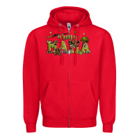 Red army mama Zipper Hoodie - Zillion Design Studio