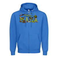 True Royal army mama Zipper Hoodie - Zillion Design Studio