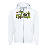 White army mama Zipper Hoodie - Zillion Design Studio