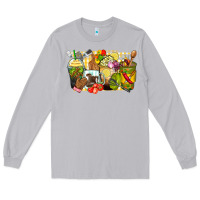 Moon Dust lunch lady coffee cups Long Sleeve Tee - Zillion Design Studio