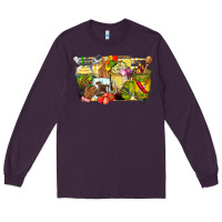 Plum lunch lady coffee cups Long Sleeve Tee - Zillion Design Studio