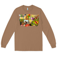 Toasted Coconut lunch lady coffee cups Long Sleeve Tee - Zillion Design Studio