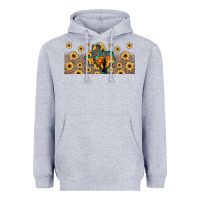 Heather Grey texas map Heavyweight Hoodie - JahusDesignShop