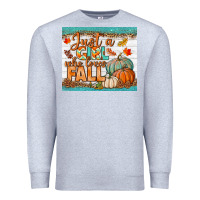 Heather Grey Just A Girl Who Loves Fall Mousepad Premium Sweatshirt - BundleAndBundleShop
