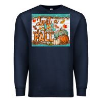 Navy Just A Girl Who Loves Fall Mousepad Premium Sweatshirt - BundleAndBundleShop