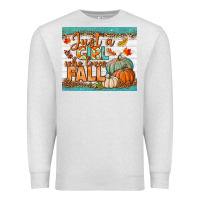 Oatmeal Heather Just A Girl Who Loves Fall Mousepad Premium Sweatshirt - BundleAndBundleShop