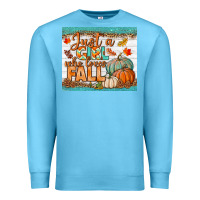 Ocean Blue Just A Girl Who Loves Fall Mousepad Premium Sweatshirt - BundleAndBundleShop