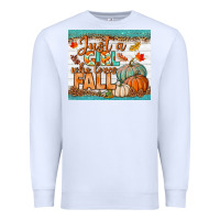 White Just A Girl Who Loves Fall Mousepad Premium Sweatshirt - BundleAndBundleShop