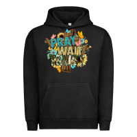 Pigment Black pray wait trust crosses christian Urban Hoodie - NancyCooperArtShop