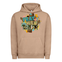 Pigment Burro pray wait trust crosses christian Urban Hoodie - NancyCooperArtShop