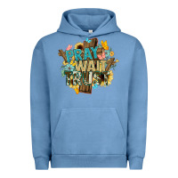 Pray Wait Trust Crosses Christian Urban Hoodie | Teevron